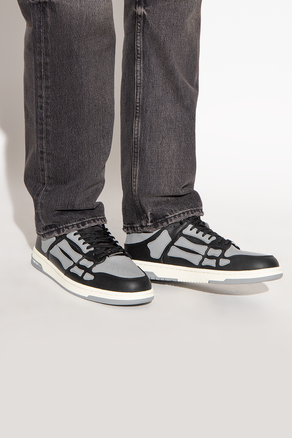 スニーカー AMIRI Skel Top Low Sneakers Black 25269408_55502238_600.jpg